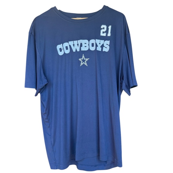 Dallas Cowboys Authentic Other - Dallas Cowboys‎ Elliott #21 Tee Shirt Sz 2XL